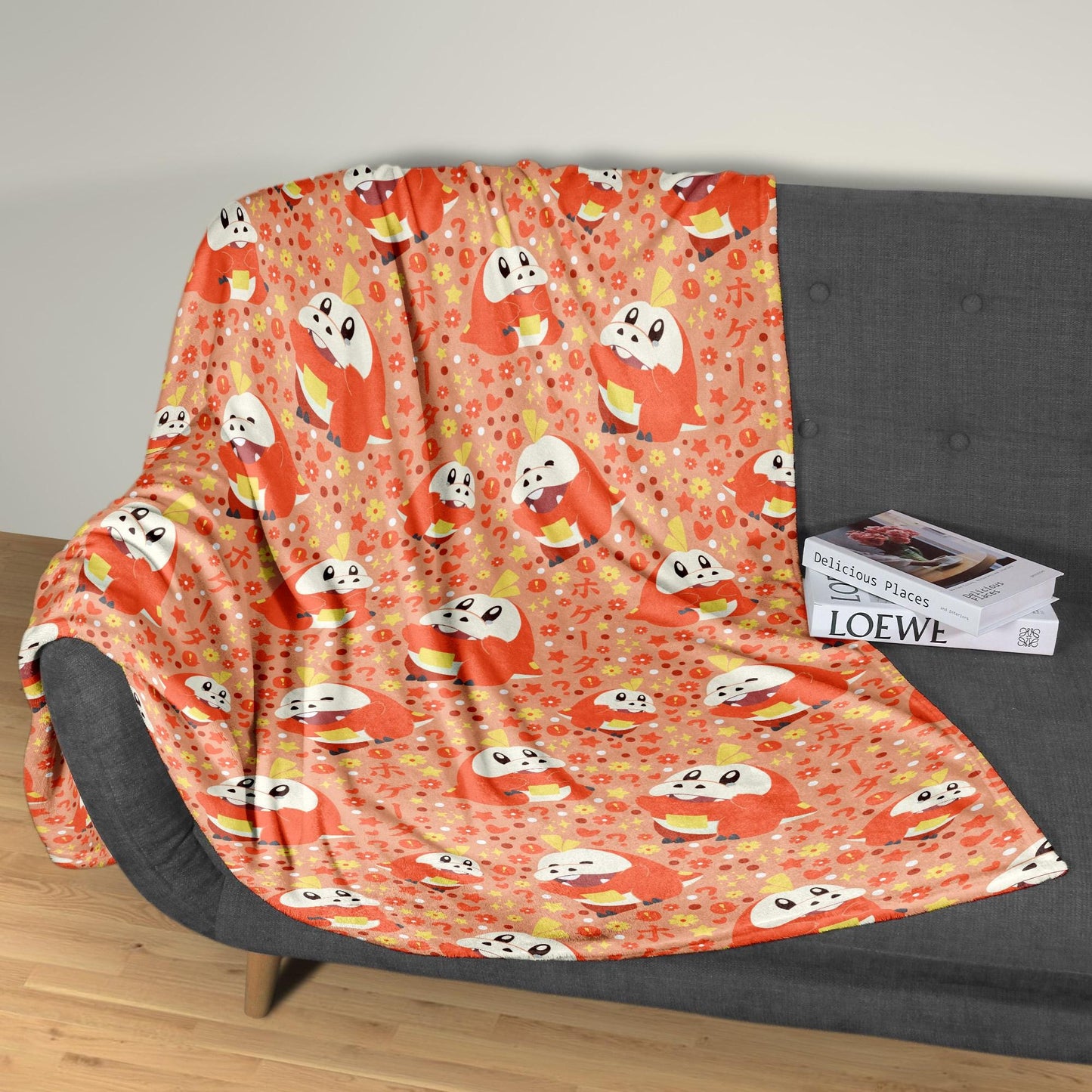 Fuecoco Fleece Blanket Home Decor Throw Blanket Bedroom Decor Baby Blanket Cute Fuecoco Blanket Gifts