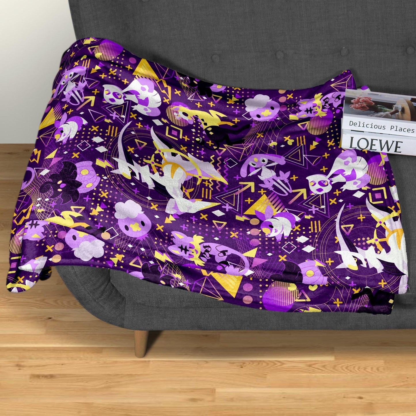 Arceus Fleece Blanket Home Decor Litten Blanket Throw Blanket Cute Baby Blanket Arceus Blanket Gifts