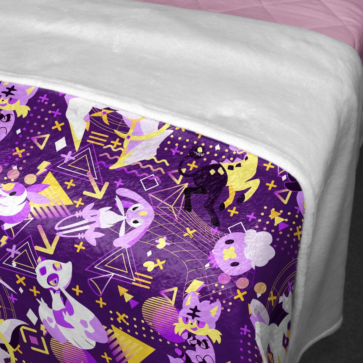 Arceus Fleece Blanket Home Decor Litten Blanket Throw Blanket Cute Baby Blanket Arceus Blanket Gifts