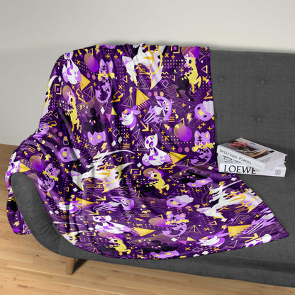 Arceus Fleece Blanket Home Decor Litten Blanket Throw Blanket Cute Baby Blanket Arceus Blanket Gifts