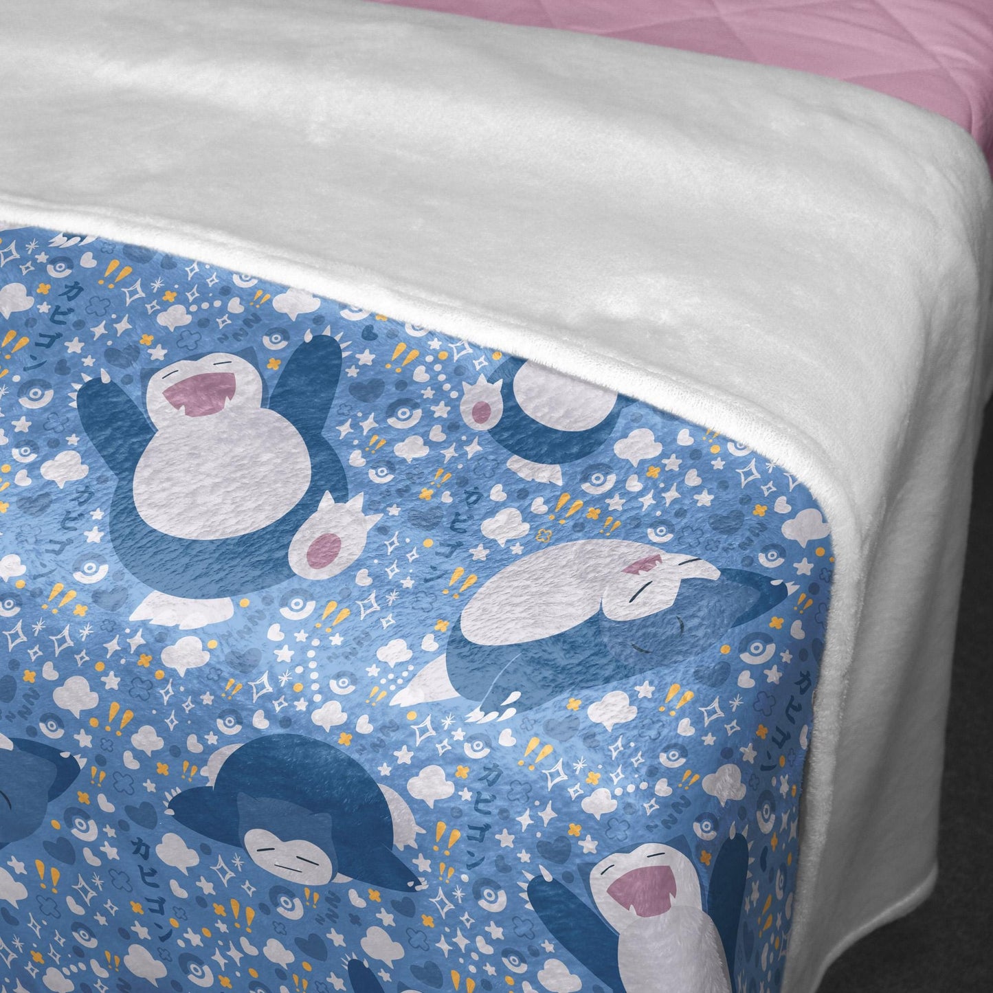 Snorlax Fleece Blanket Home Decor Throw Blanket Bedroom Decor Baby Blanket Cute Snorlax Blanket Gifts