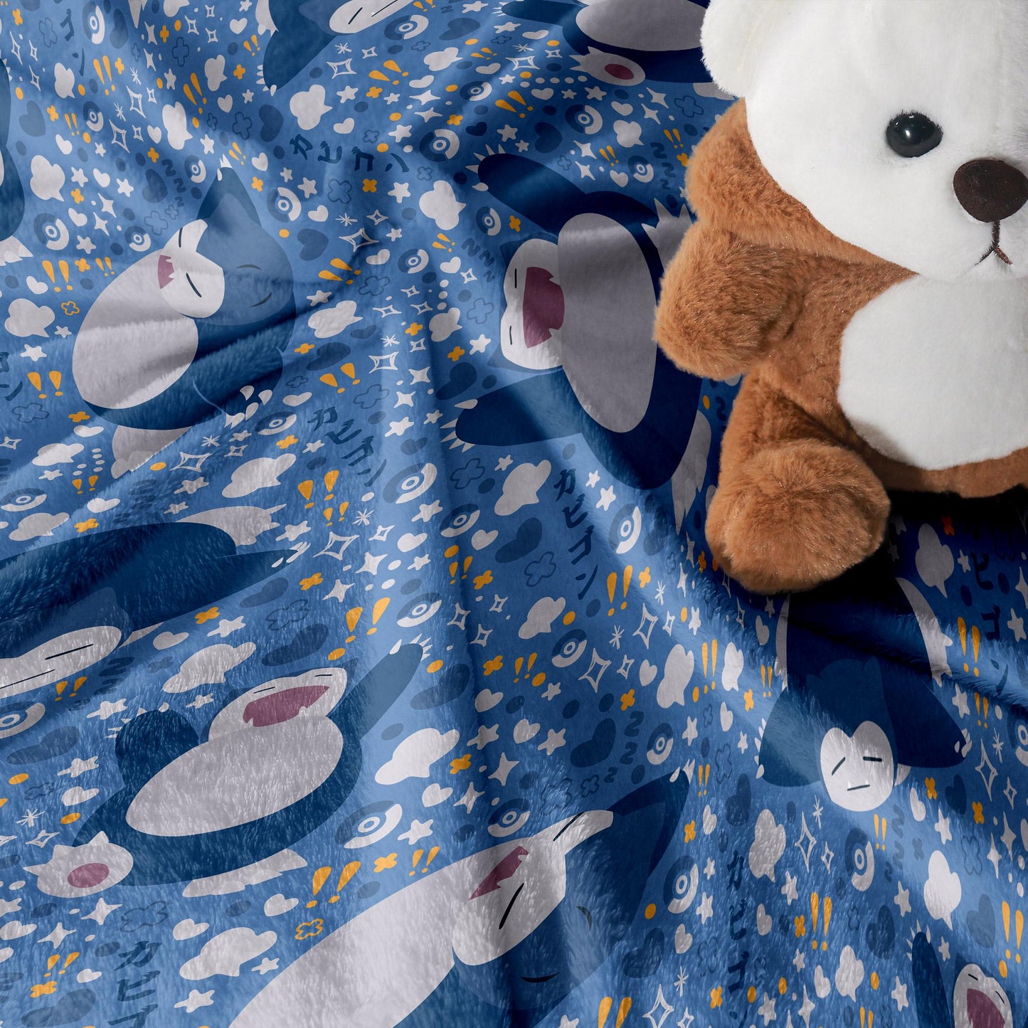 Snorlax Fleece Blanket Home Decor Throw Blanket Bedroom Decor Baby Blanket Cute Snorlax Blanket Gifts