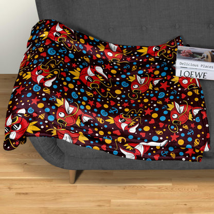 Magikarp Fleece Blanket Home Decor Throw Blanket Cute Baby Blanket Cute Magikarp Blanket Gifts