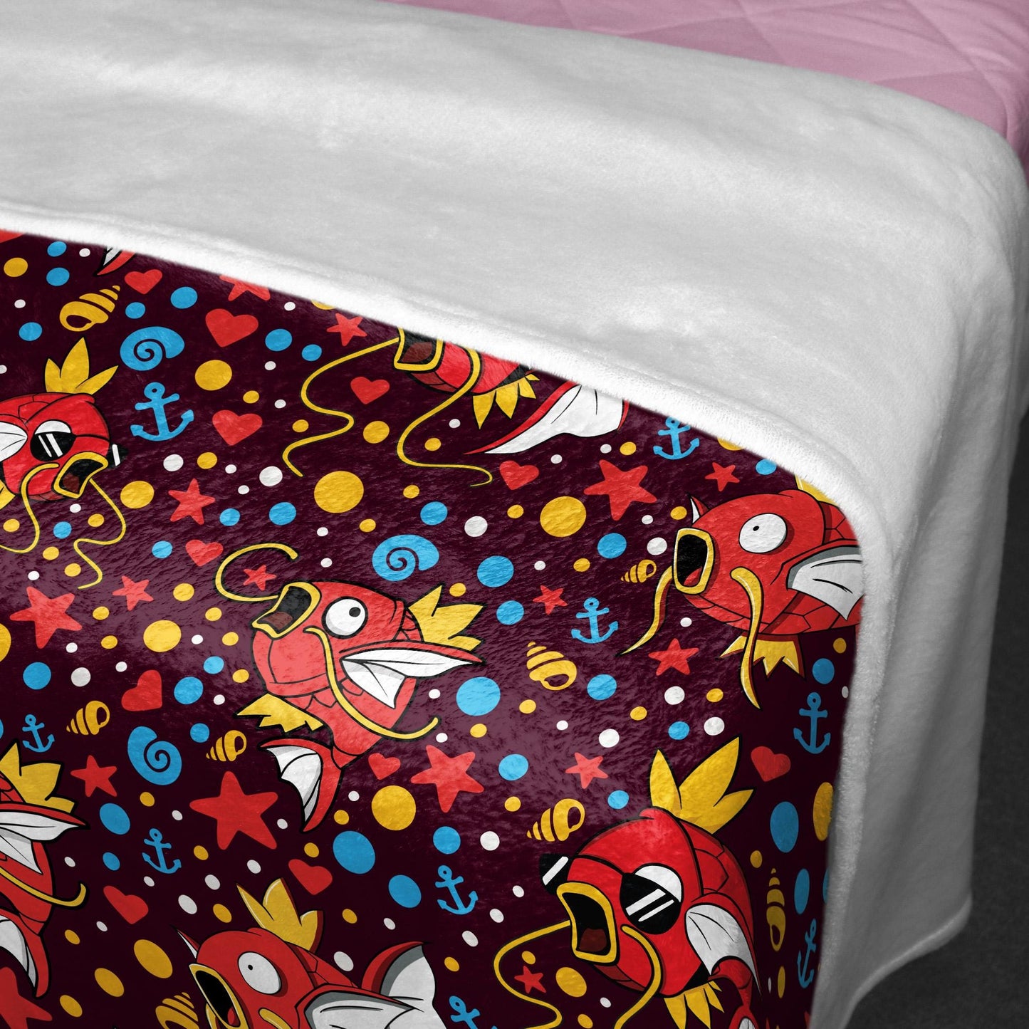 Magikarp Fleece Blanket Home Decor Throw Blanket Cute Baby Blanket Cute Magikarp Blanket Gifts