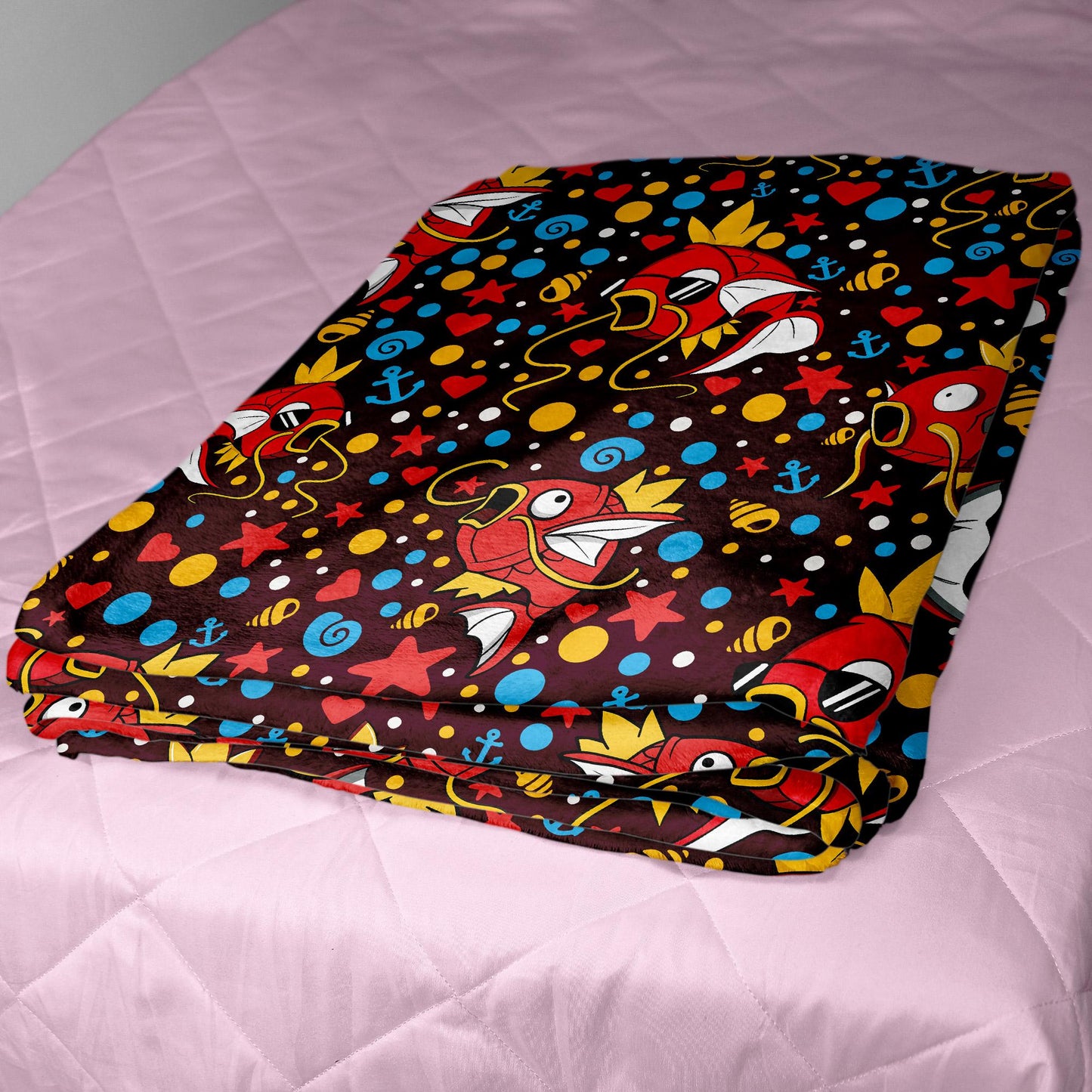 Magikarp Fleece Blanket Home Decor Throw Blanket Cute Baby Blanket Cute Magikarp Blanket Gifts