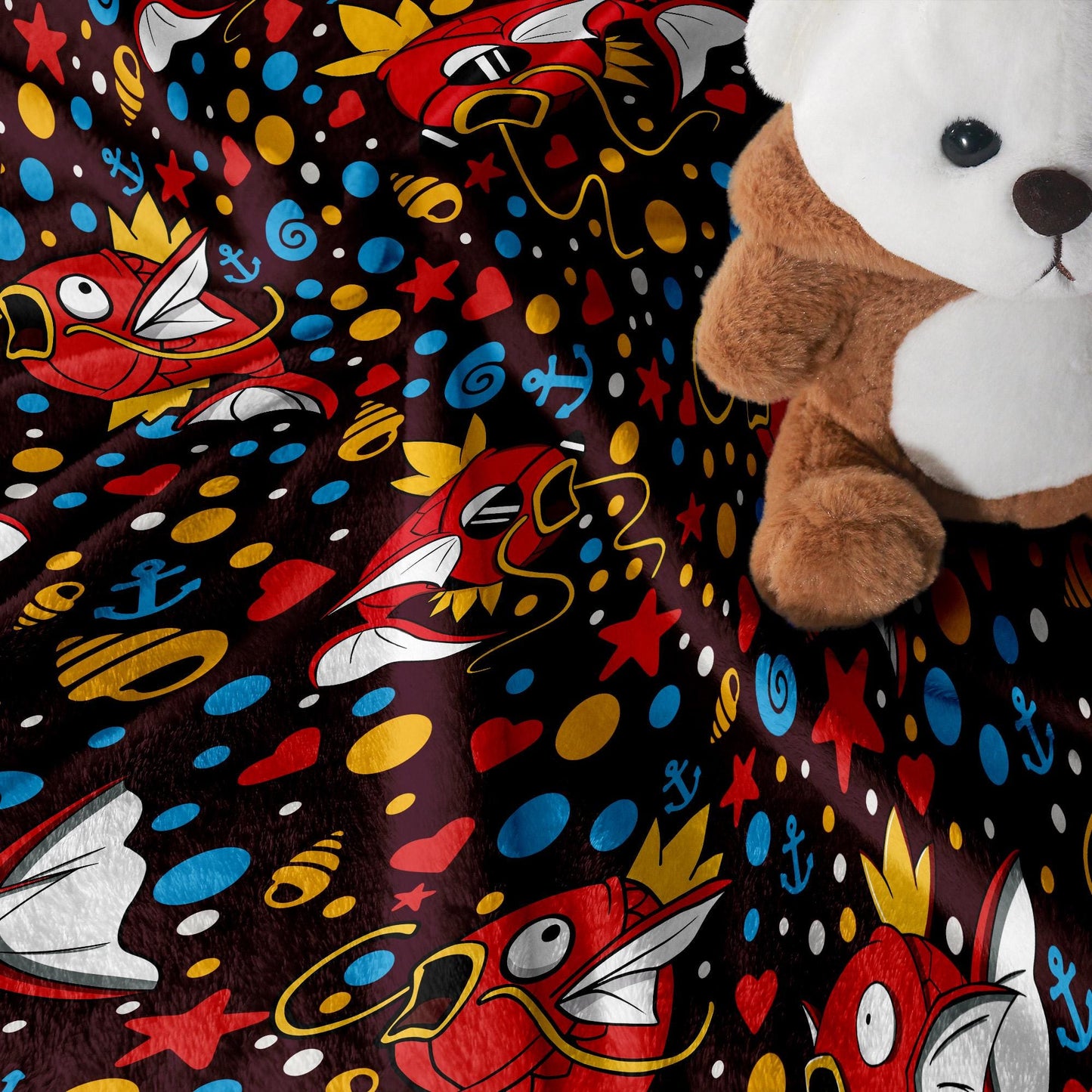 Magikarp Fleece Blanket Home Decor Throw Blanket Cute Baby Blanket Cute Magikarp Blanket Gifts