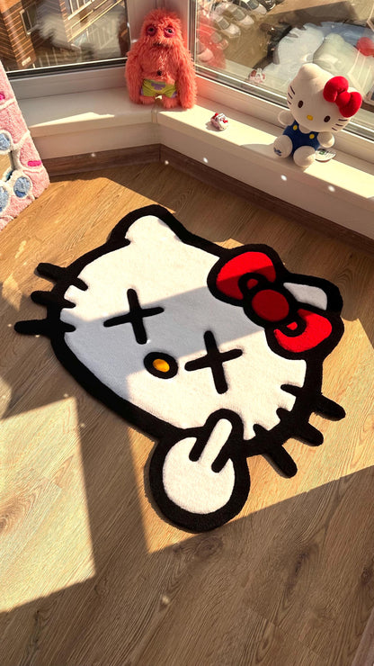 custom 3D Puffy tufting rug | fully handmade