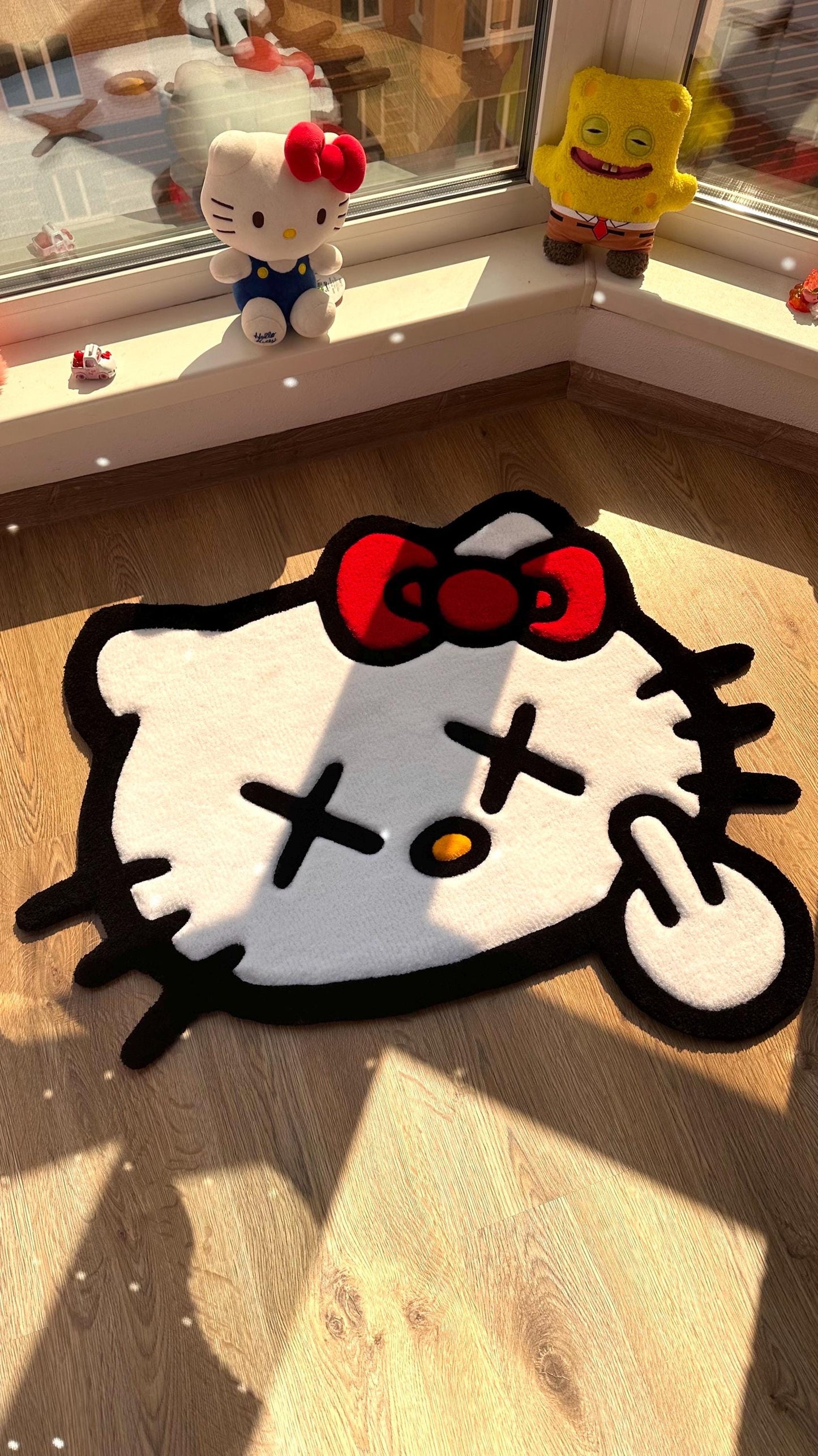 custom 3D Puffy tufting rug | fully handmade