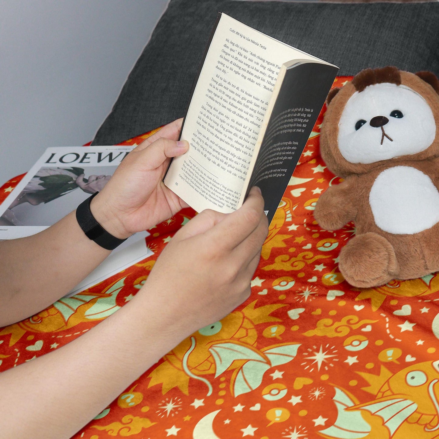 Shiny Magikarp Fleece Blanket Home Decor Throw Blanket Cute Baby Blanket Magikarp Blanket Gifts