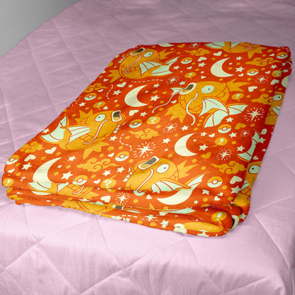Shiny Magikarp Fleece Blanket Home Decor Throw Blanket Cute Baby Blanket Magikarp Blanket Gifts