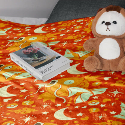 Shiny Magikarp Fleece Blanket Home Decor Throw Blanket Cute Baby Blanket Magikarp Blanket Gifts