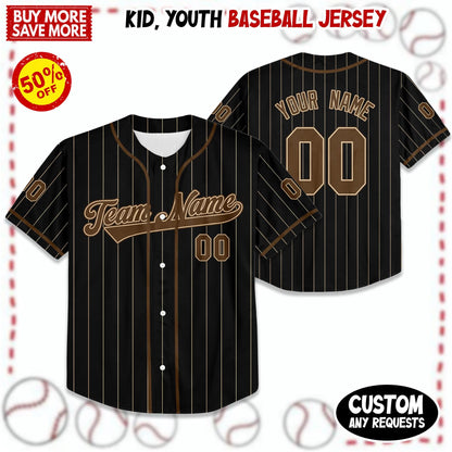 Personalized Brown Baseball Jersey, Custom Summer Tour 2025 Jersey, Wedding Jerseys, Baseball Shirt for Fans of All Ages, Vintage Jersey