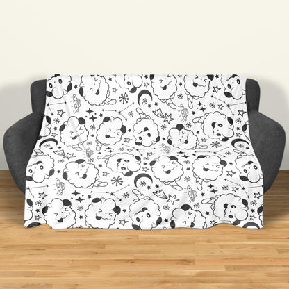 Swirlix Fleece Blanket Home Decor Throw Blanket Bedroom Decor Baby Blanket Cute Cotton Blanket Swirlix Blanket Gifts