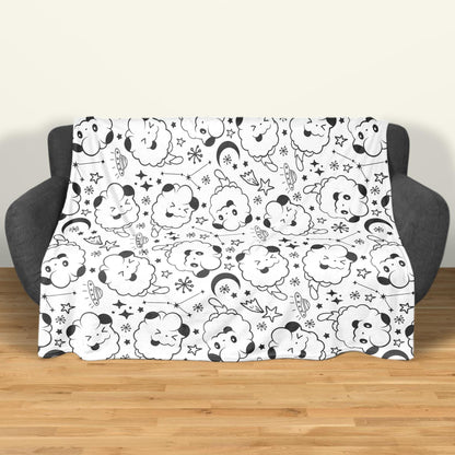 Swirlix Fleece Blanket Home Decor Throw Blanket Bedroom Decor Baby Blanket Cute Cotton Blanket Swirlix Blanket Gifts