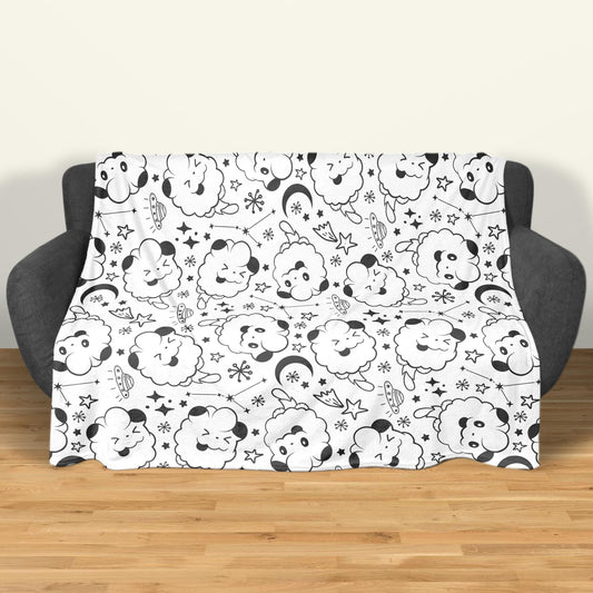 Swirlix Fleece Blanket Home Decor Throw Blanket Bedroom Decor Baby Blanket Cute Cotton Blanket Swirlix Blanket Gifts