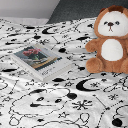 Swirlix Fleece Blanket Home Decor Throw Blanket Bedroom Decor Baby Blanket Cute Cotton Blanket Swirlix Blanket Gifts