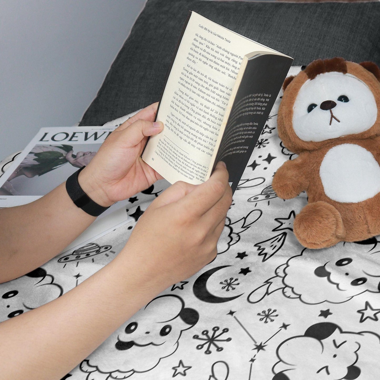 Swirlix Fleece Blanket Home Decor Throw Blanket Bedroom Decor Baby Blanket Cute Cotton Blanket Swirlix Blanket Gifts