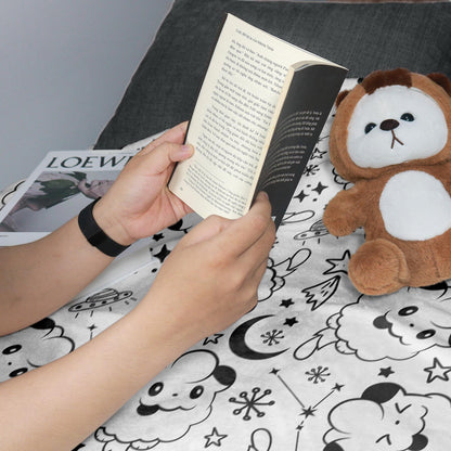 Swirlix Fleece Blanket Home Decor Throw Blanket Bedroom Decor Baby Blanket Cute Cotton Blanket Swirlix Blanket Gifts