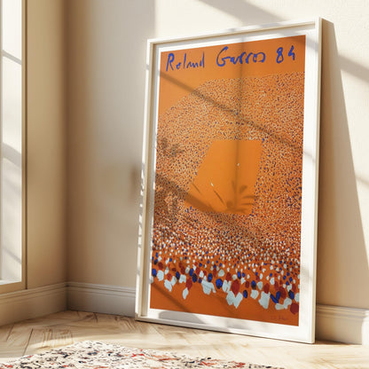 Roland Garros, 1984 | Tennis Poster | Museum-Quality Giclée Printing | Tennis Gifts | Contemporary Wall Art