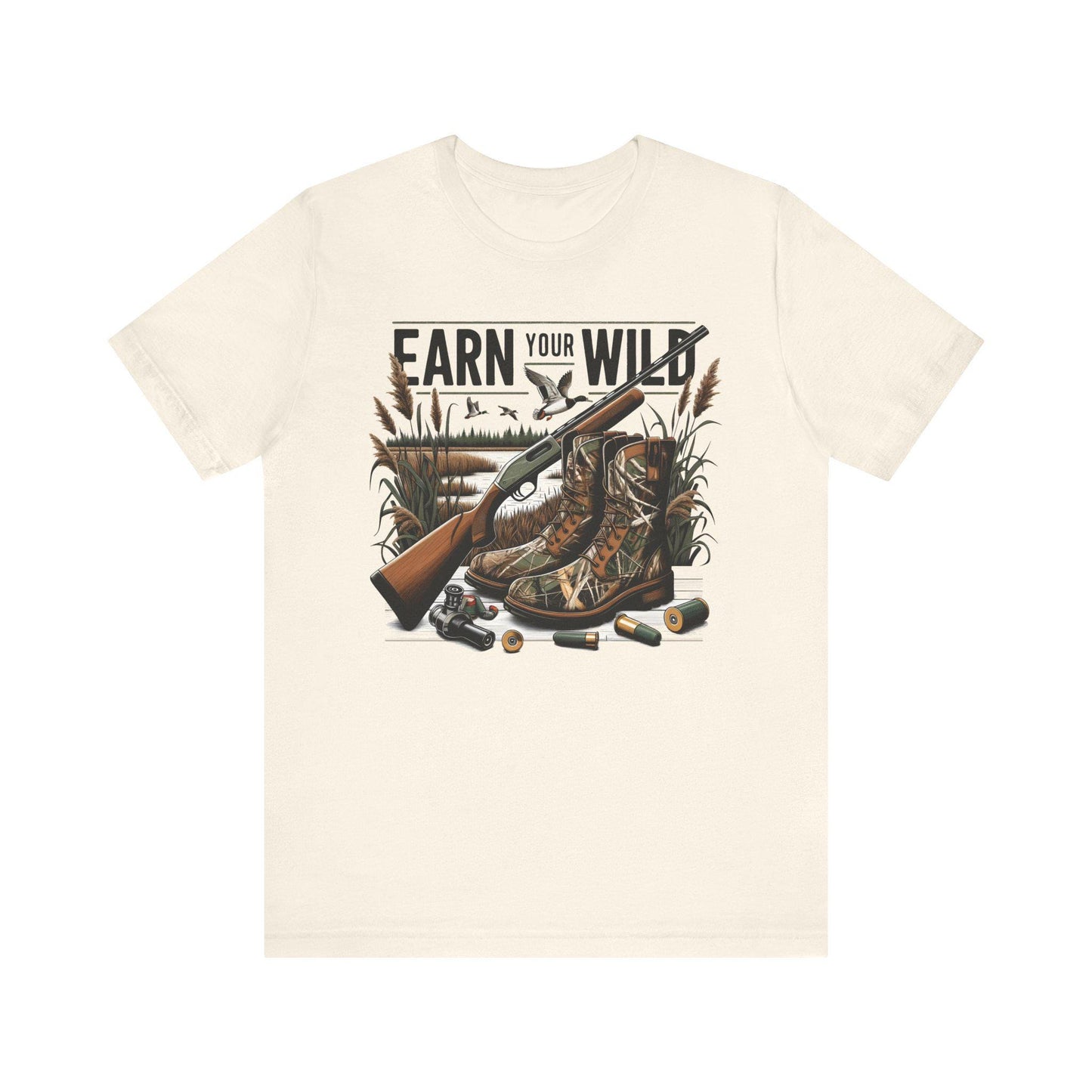 Hunting Adventure Tee: Unisex Outdoors Shirt - Earn Your Wild