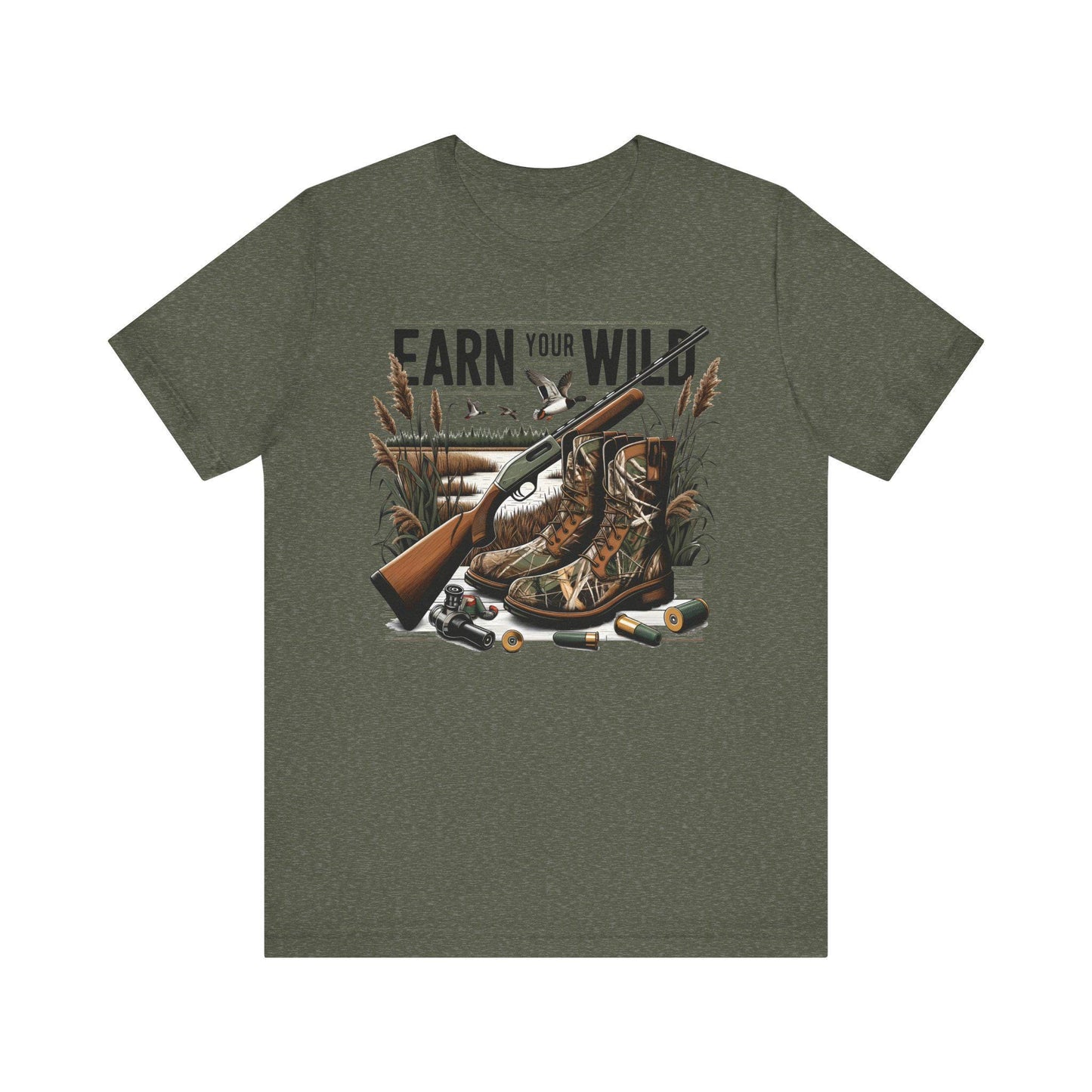 Hunting Adventure Tee: Unisex Outdoors Shirt - Earn Your Wild