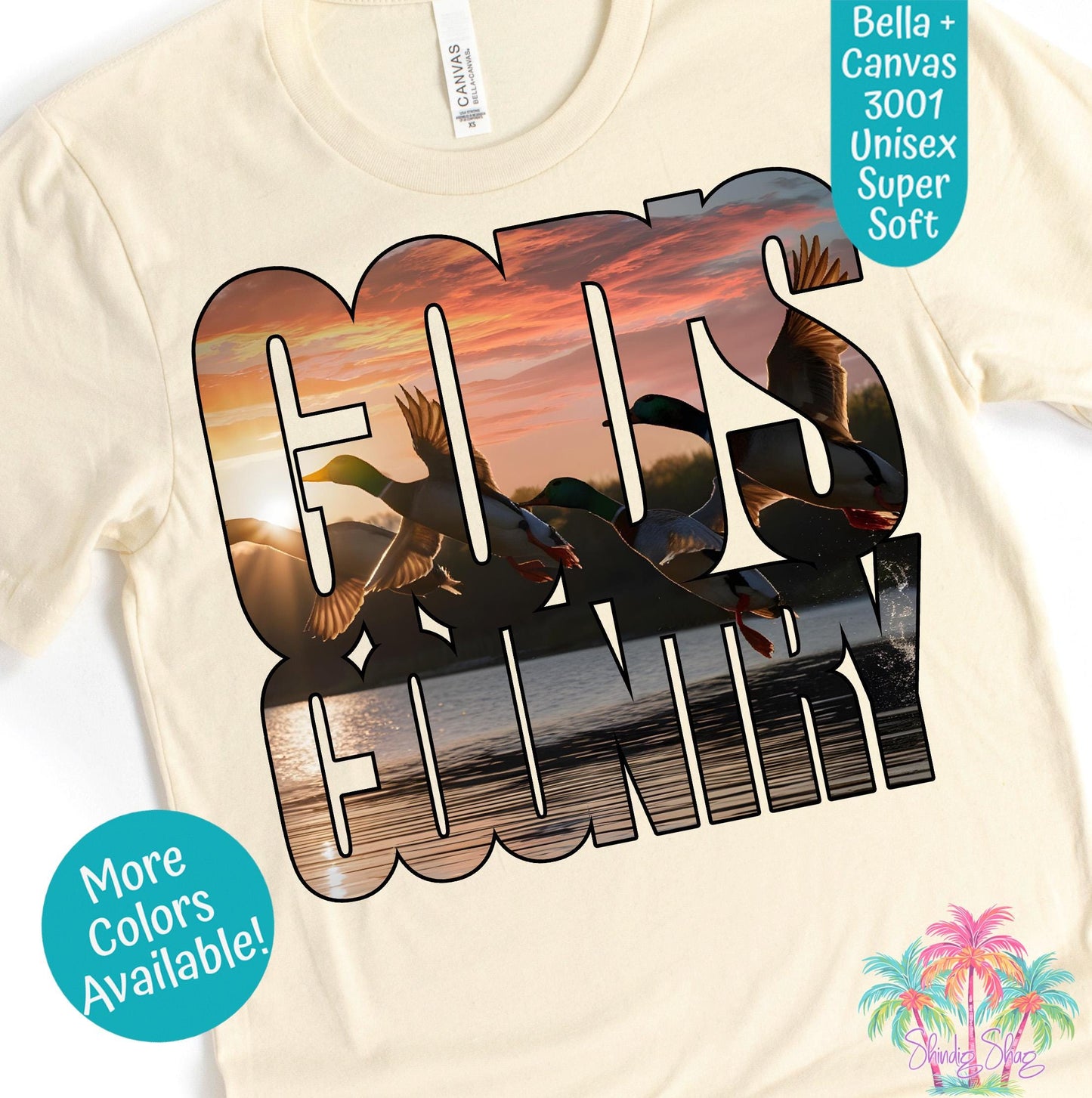 God's Country Unisex Tee: Deer Hunting, Outdoorsmen, Country Life