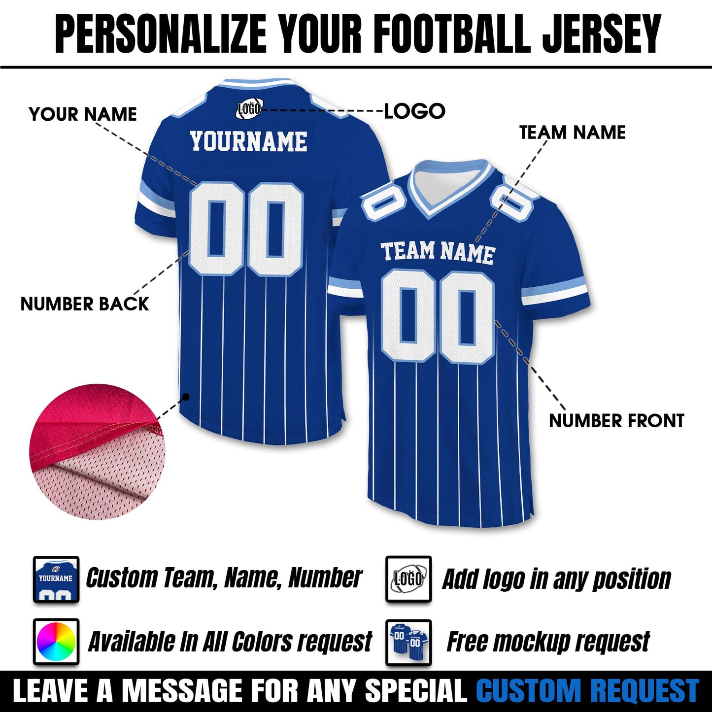 Custom Football Jersey with Name and Number, Personalized Team Shirt for Game Day, College Football Fans, Sports Uniform Gift Family jersey