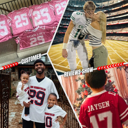 Personalized Name and Number Football Jersey, Custom Name Number Football Team Shirt for Kids Adults, Game Day Outfit, College Football Fans