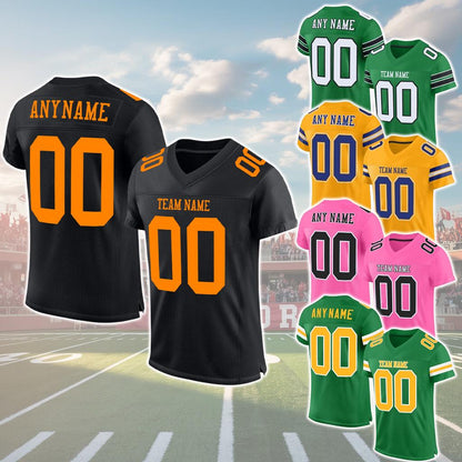 Custom Football Jersey – Personalized Name & Number, Unisex Team Jersey for Fans and Players