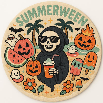 Pumpkin Rug, Halloween Rug, Tufted Look Rug, Halloween Decor, Gift For Halloween, Rugs For Living Room, Non Slip Rug, Home Decor Carpet