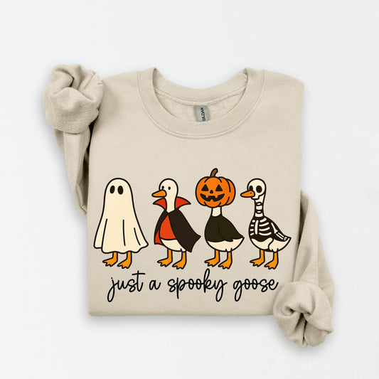 Just a Spooky Goose Halloween Shirt, Funny Halloween Goose Shirt, Goose in Halloween Costumes Shirt, Cute Horror Shirt, Spooky Goose Shirt
