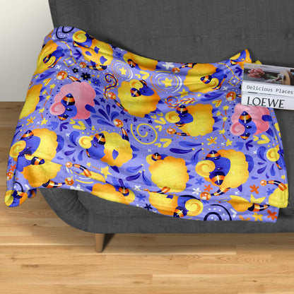 Mareep Fleece Blanket Home Decor Throw Blanket Bedroom Decor Baby Blanket Cute Cotton Blanket Mareep Blanket Gifts