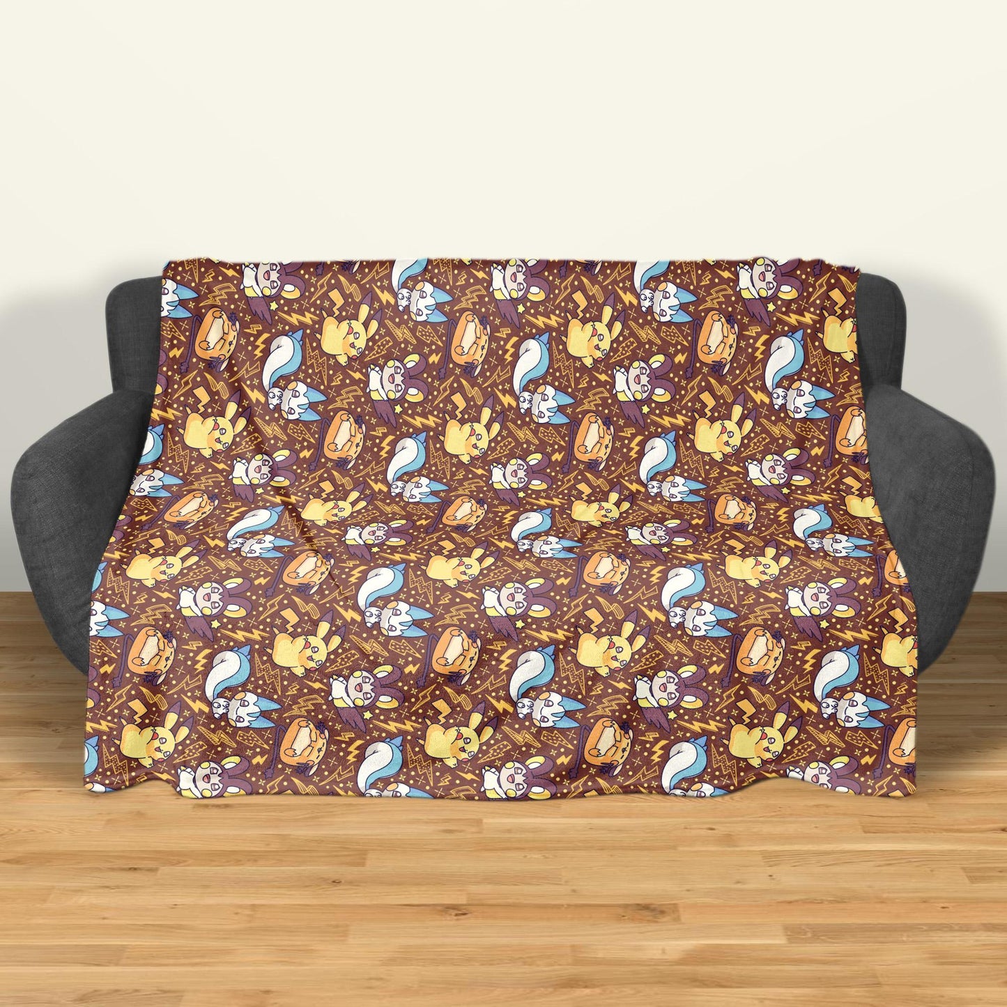Pikachu Fleece Blanket Home Decor Pachirisu Blanket Throw Blanket Cute Baby Blanket Pikachu Blanket Gifts