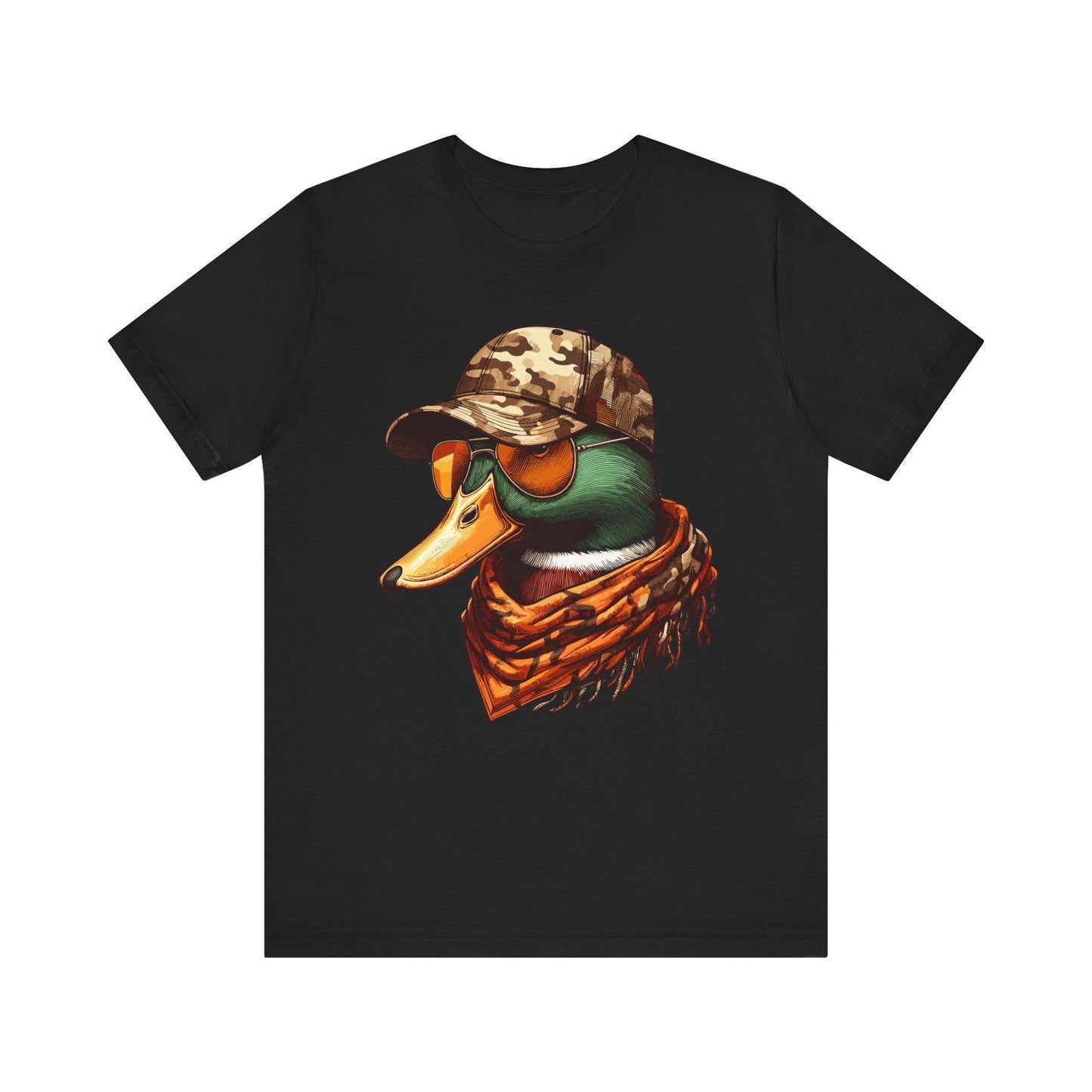 Funny Duck Graphic Tee: Unisex Cotton T-Shirt