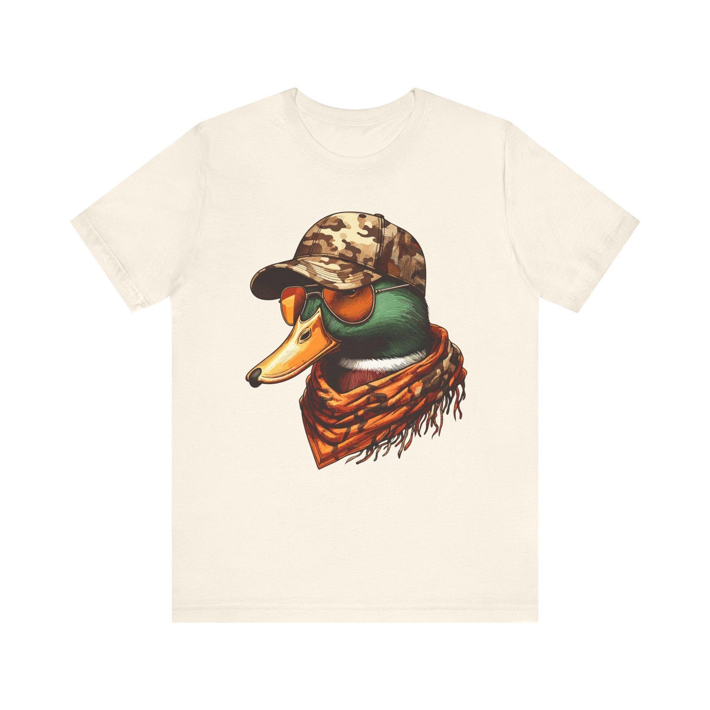 Funny Duck Graphic Tee: Unisex Cotton T-Shirt