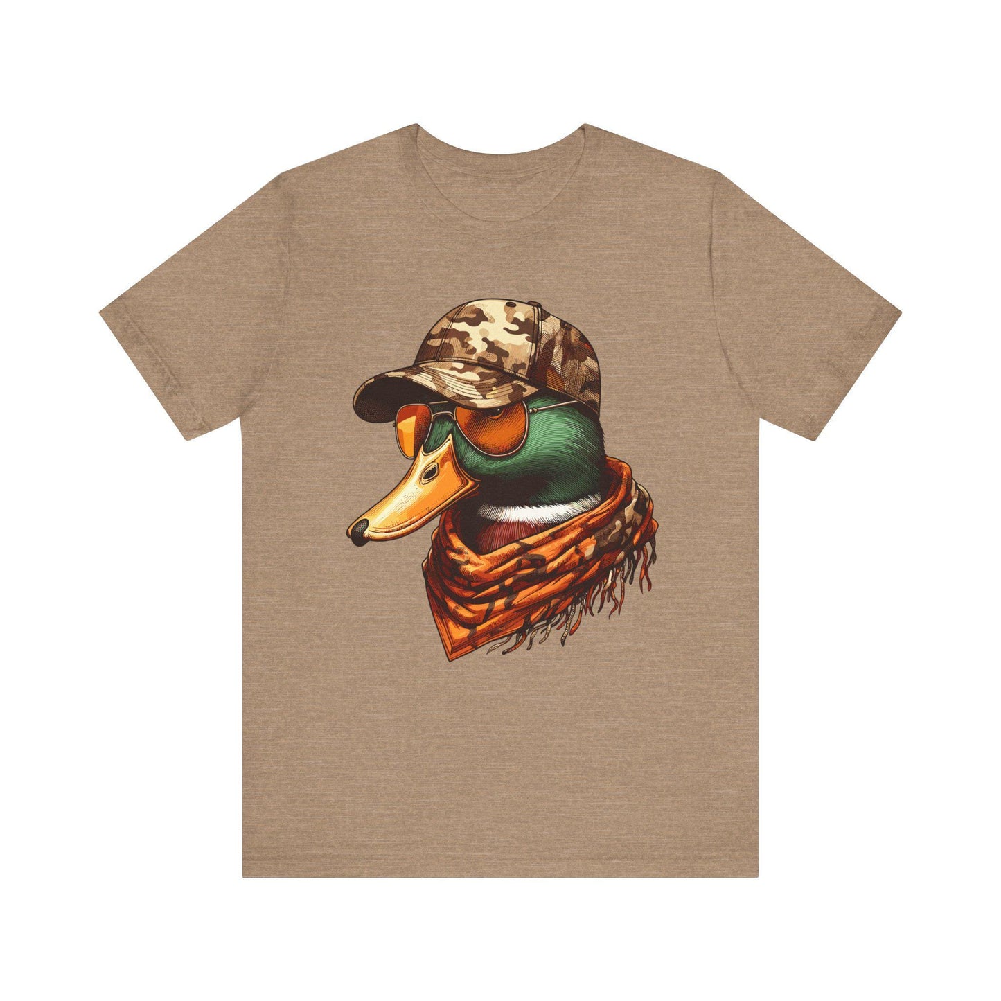Funny Duck Graphic Tee: Unisex Cotton T-Shirt