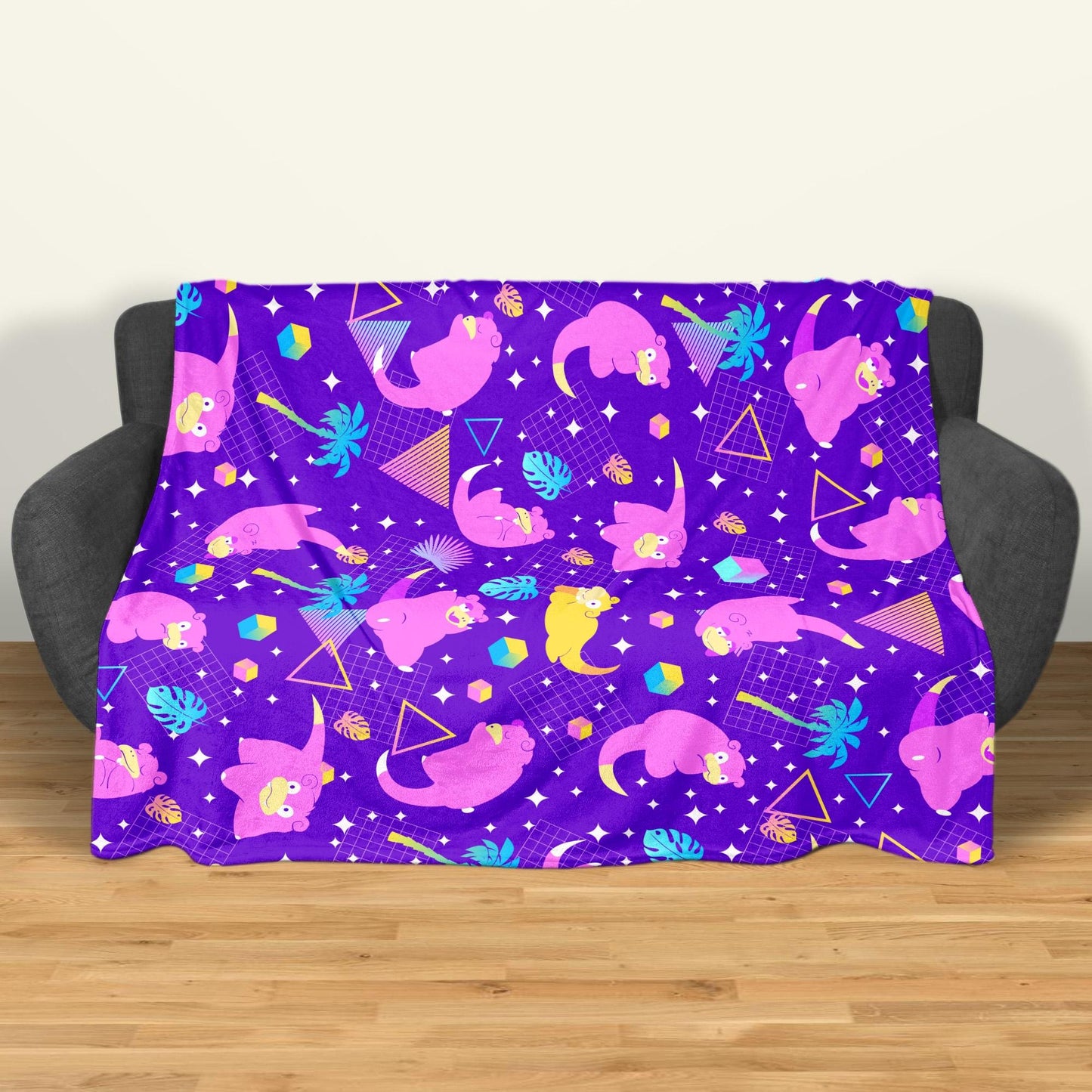 Slowpoke Fleece Blanket Home Decor Throw Blanket Cute Baby Blanket Slowpoke Blanket Gifts