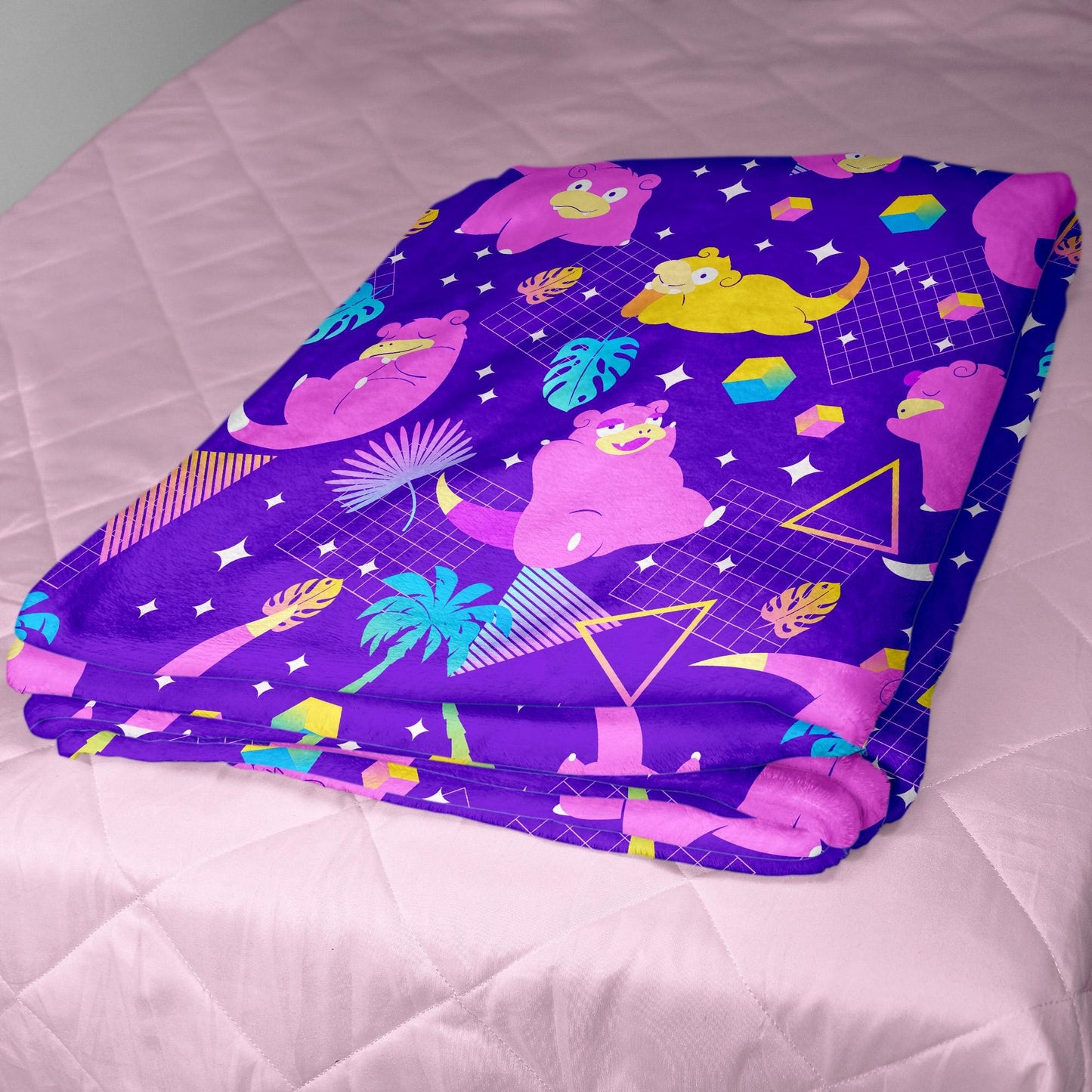 Slowpoke Fleece Blanket Home Decor Throw Blanket Cute Baby Blanket Slowpoke Blanket Gifts