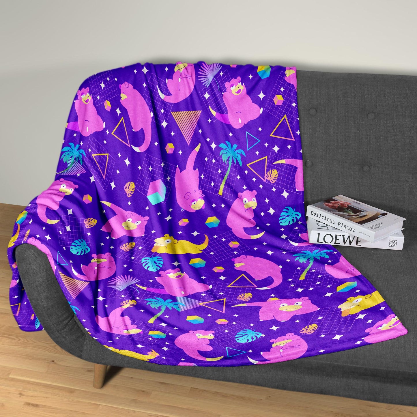 Slowpoke Fleece Blanket Home Decor Throw Blanket Cute Baby Blanket Slowpoke Blanket Gifts