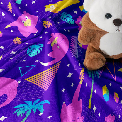 Slowpoke Fleece Blanket Home Decor Throw Blanket Cute Baby Blanket Slowpoke Blanket Gifts