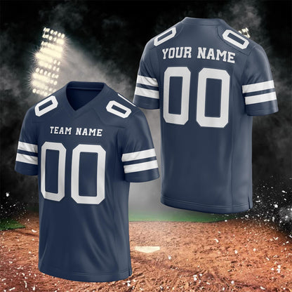 Personalized Football Jersey, Custom Football Jerseys for Any Color, Customized Name & Team Number Football shirt, Sports Uniform Fans Gifts