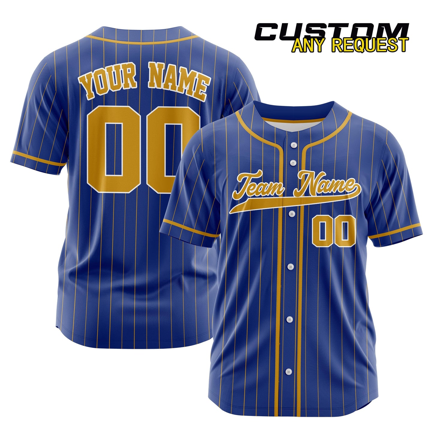Custom Pinstripe baseball Jersey Personalized embroidery Name Number Sport Team Uniform Cheerleading Jerseys Gifts for Men Women Kids Fans