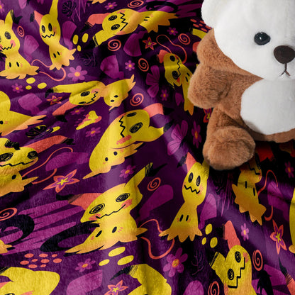 Mimikyu Fleece Blanket Home Decor Throw Blanket Cute Baby Blanket Mimikyu Blanket Gifts