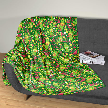 Grookey Fleece Blanket Home Decor Throw Blanket Cute Baby Blanket Grookey Blanket Gifts