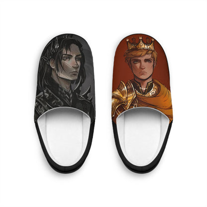 Lightlark Inspired Slippers | Team Oro vs Team Grim Cozy House Shoes