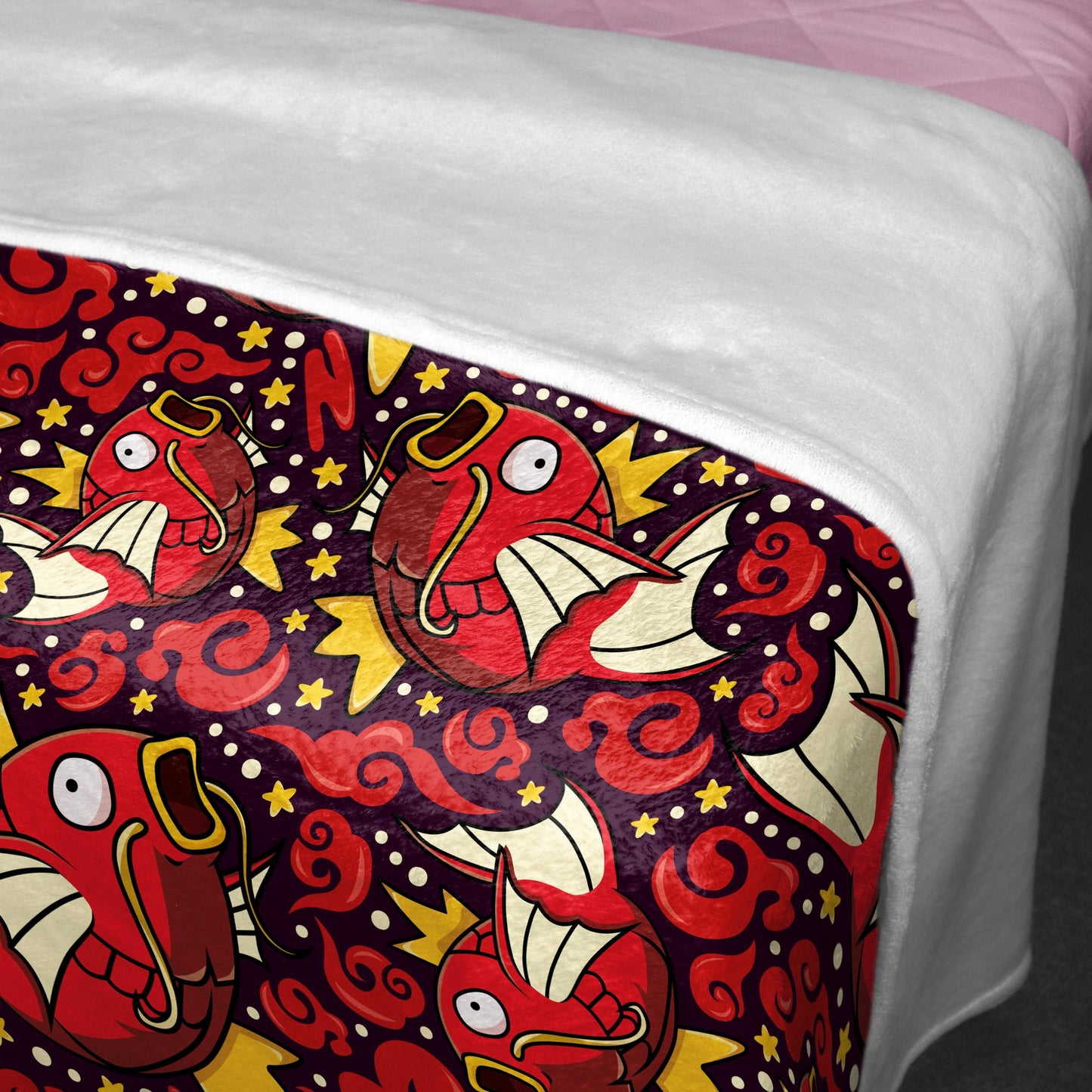 Magikarp Fleece Blanket Home Decor Throw Blanket Cute Baby Blanket Magikarp Blanket Gifts