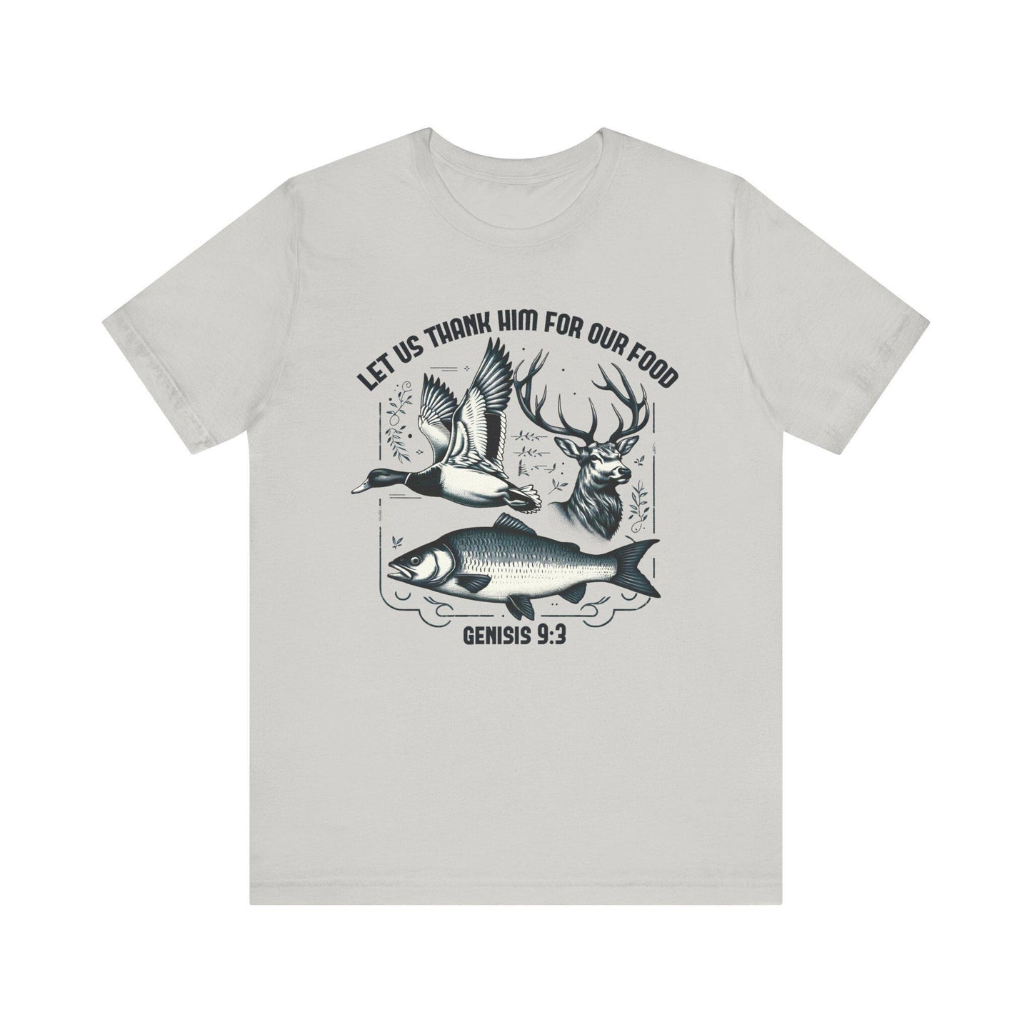Thankful Hunter T-Shirt: Unisex Short Sleeve Tee