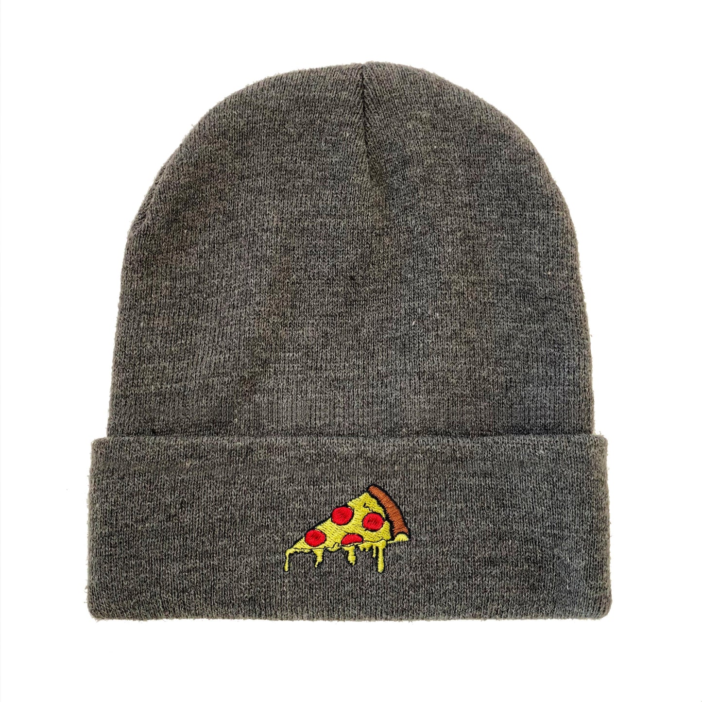 Pizza Slice Embroidered Beanie Winter Beanie