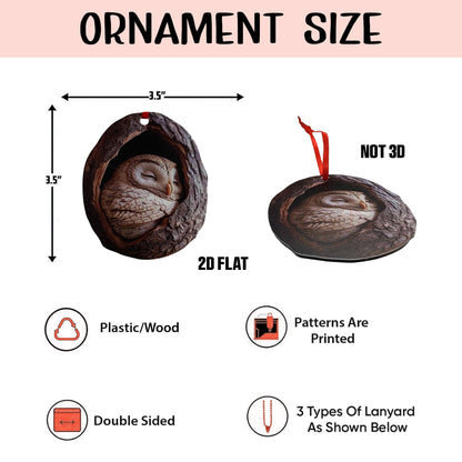 Personalized Knitting Halloween Ornament – Cute Ghost With Knitting, Custom Name Ornament 2D Flat, Fun And Spooky Halloween Hanging Window