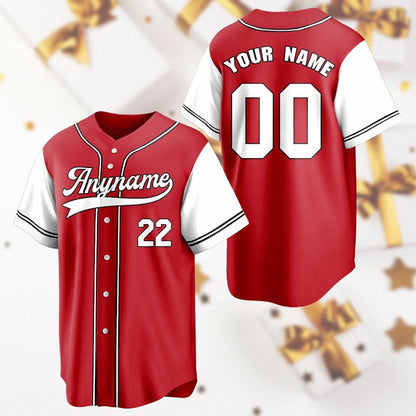 Custom Baseball Jersey: Personalized Team Name & Number, Breathable Sportswear